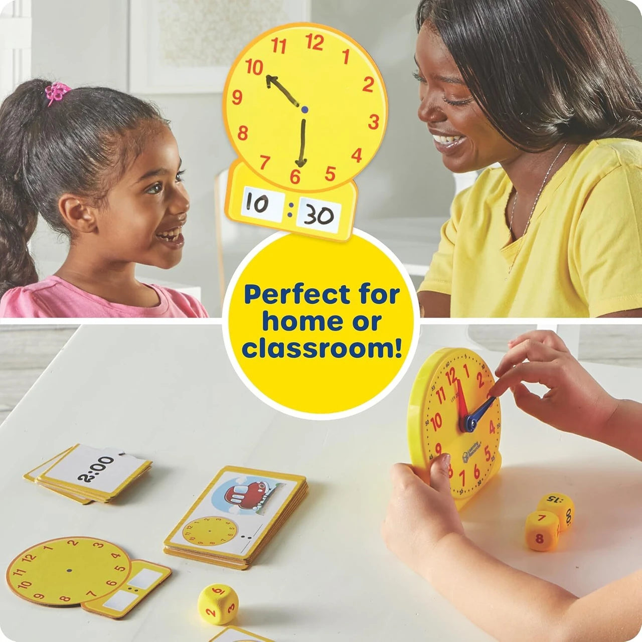olympia learn o' clock new way to learn time 24pcs puzzle and 3dice age 5years+