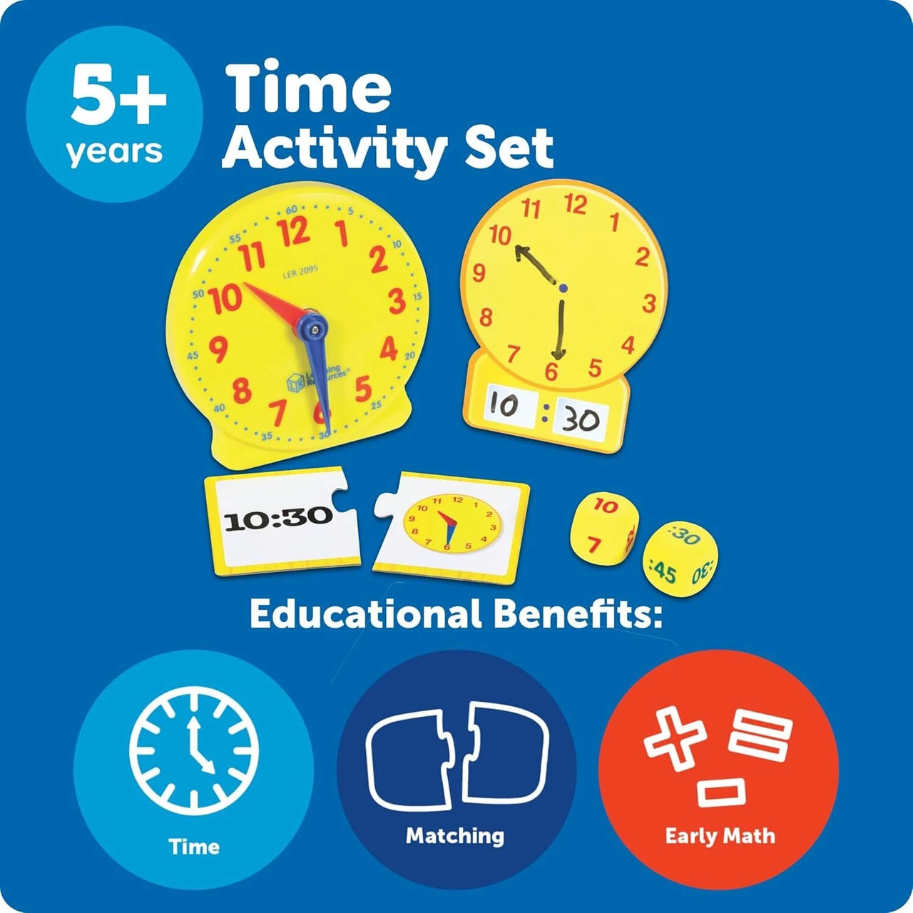 olympia learn o' clock new way to learn time 24pcs puzzle and 3dice age 5years+