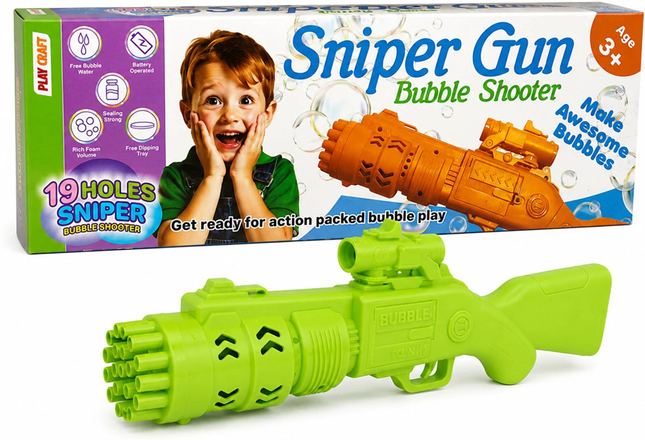astoreq sniper bubble shooter | 19 holes sniper bubble shooter toy bubble maker