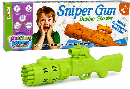 ASTOREQ Sniper Bubble Shooter | 19 Holes Sniper Bubble Shooter Toy Bubble Maker