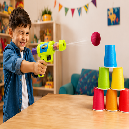 Air Boom Foam Ball Blaster Gun